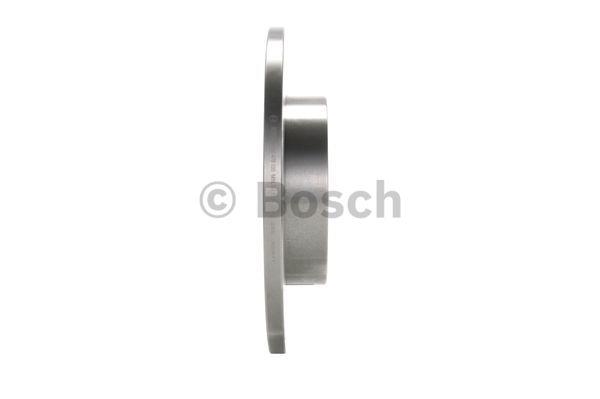 Unventilated front brake disc Bosch 0 986 478 105