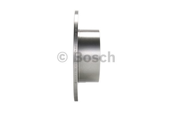 Rear brake disc, non-ventilated Bosch 0 986 478 132