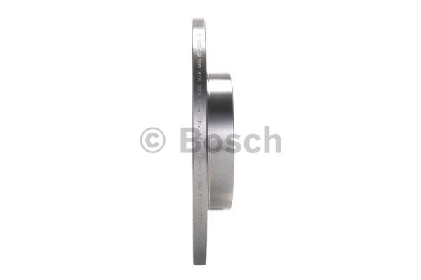 Unventilated front brake disc Bosch 0 986 478 329
