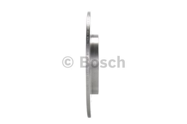 Rear brake disc, non-ventilated Bosch 0 986 478 464