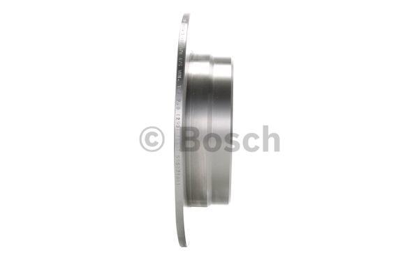 Rear brake disc, non-ventilated Bosch 0 986 478 475