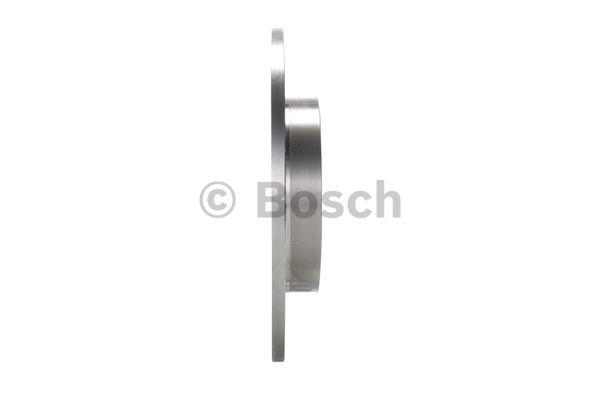 Rear brake disc, non-ventilated Bosch 0 986 478 481