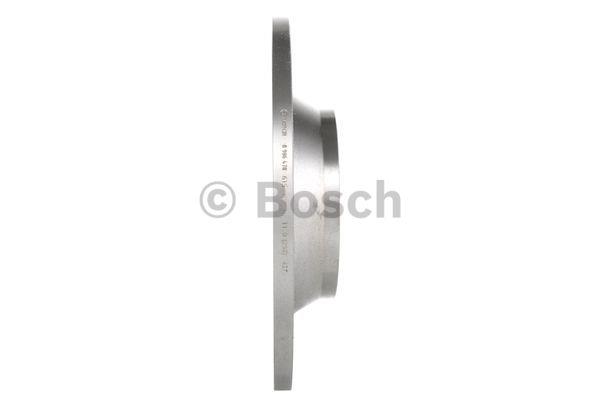Unventilated front brake disc Bosch 0 986 478 615