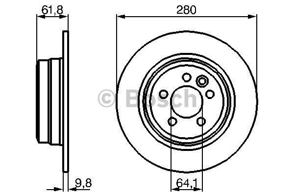 Bosch Brake disc – price [object Object] PLN