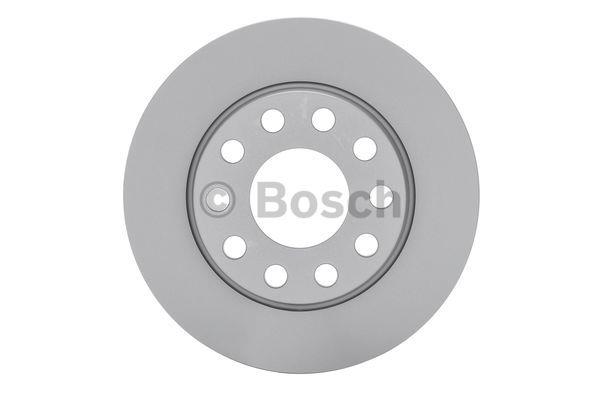 Rear brake disc, non-ventilated Bosch 0 986 478 987