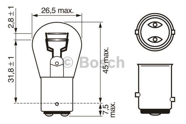 Bosch Glow bulb P21/5W 12V 21/5W – price [object Object] PLN