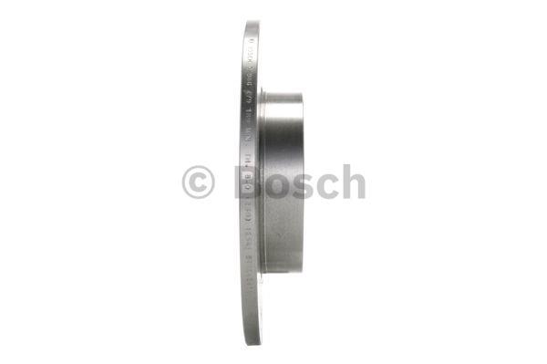 Unventilated front brake disc Bosch 0 986 479 189