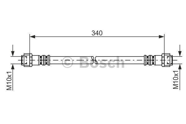 Brake Hose Bosch 1 987 476 118