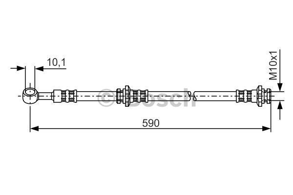 Brake Hose Bosch 1 987 476 122