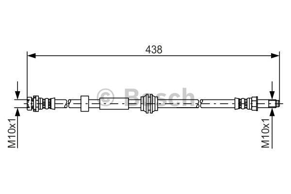 Brake Hose Bosch 1 987 476 181