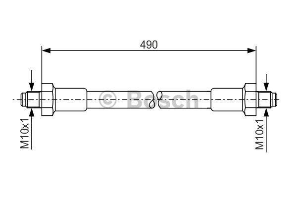 Brake Hose Bosch 1 987 476 276