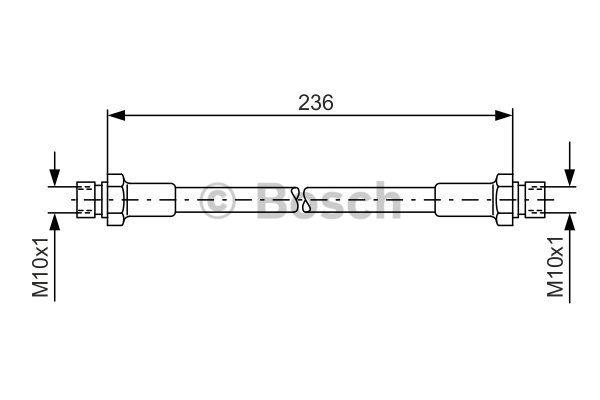 Brake Hose Bosch 1 987 476 289