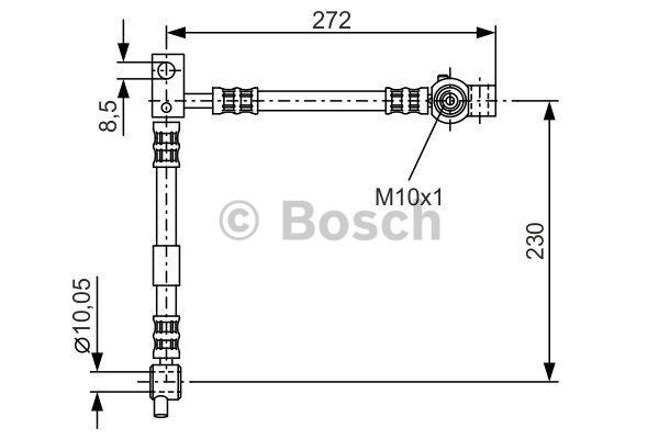 Brake Hose Bosch 1 987 476 361