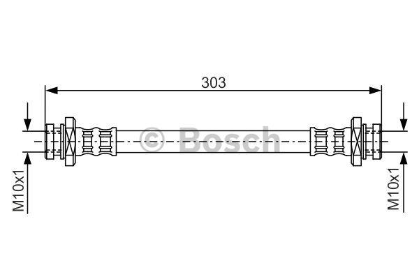 Brake Hose Bosch 1 987 476 436