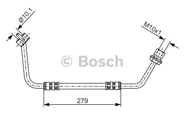 Bosch 1 987 476 507 Brake Hose 1987476507