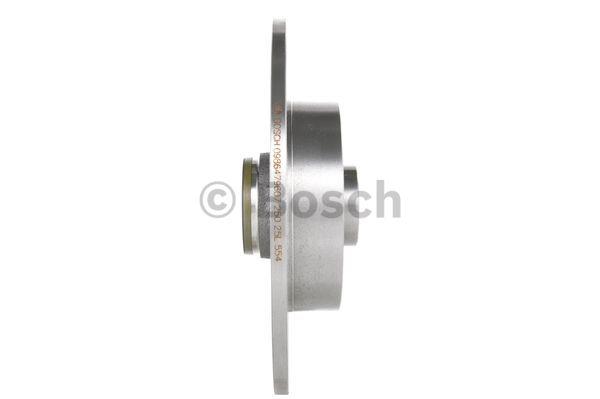 Rear brake disc, non-ventilated Bosch 0 986 479 607