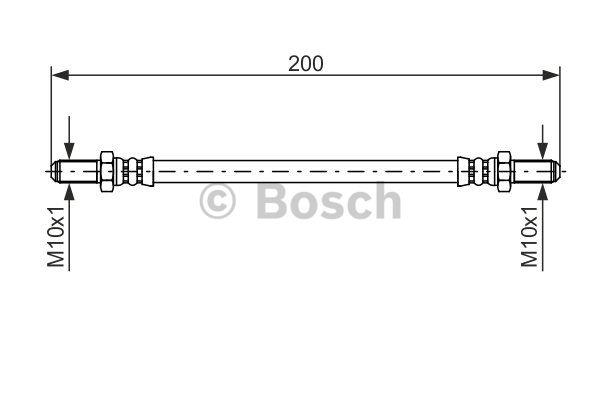 Bosch 1 987 476 587 Brake Hose 1987476587