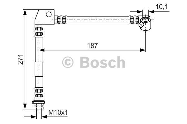 Bosch 1 987 476 659 Brake Hose 1987476659
