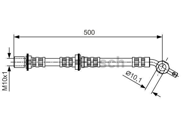 Bosch 1 987 476 722 Brake Hose 1987476722