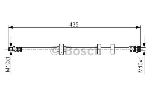 Brake Hose Bosch 1 987 476 878