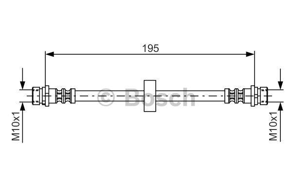 Brake Hose Bosch 1 987 476 884