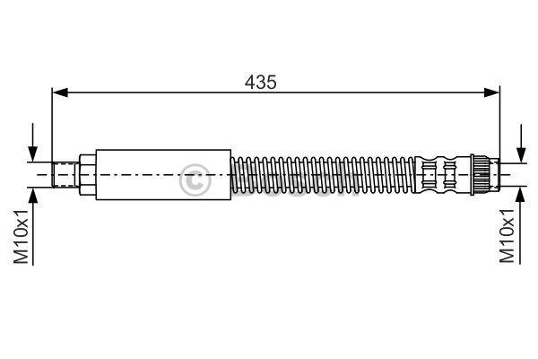 Brake Hose Bosch 1 987 476 905