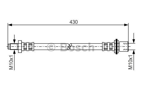 Bosch 1 987 476 938 Brake Hose 1987476938