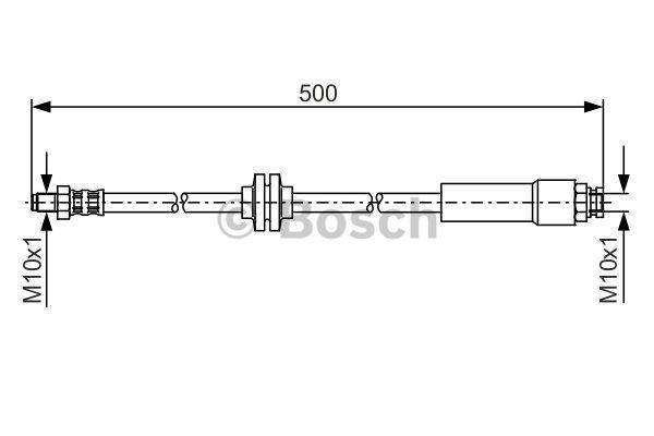 Brake Hose Bosch 1 987 481 172
