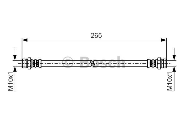 Bosch 1 987 481 249 Brake Hose 1987481249