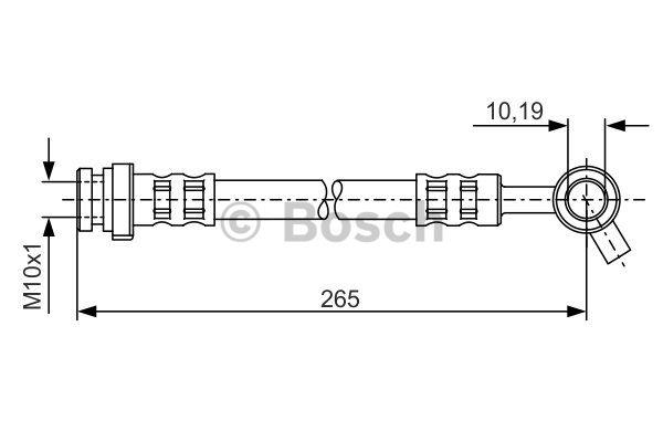 Brake Hose Bosch 1 987 481 291