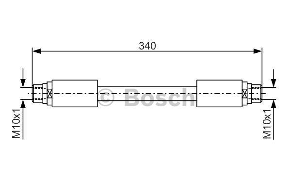 Brake Hose Bosch 1 987 481 301