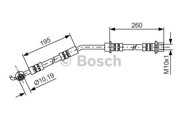 Brake Hose Bosch 1 987 481 408