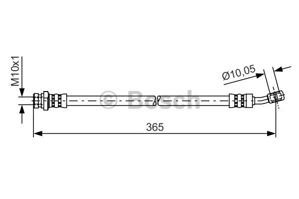 Brake Hose Bosch 1 987 481 456