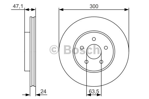 Bosch Brake disc – price