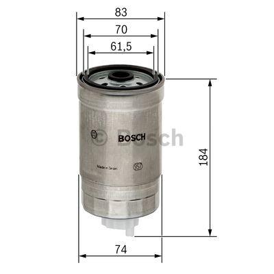 Fuel filter Bosch 1 457 434 293