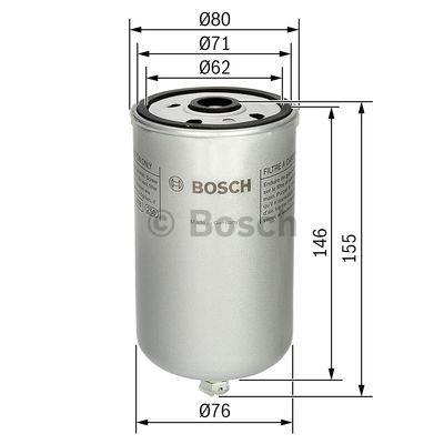 Fuel filter Bosch 1 457 434 447