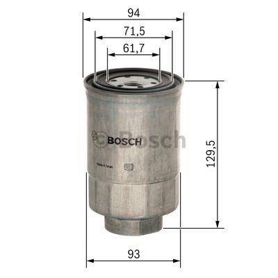 Fuel filter Bosch 1 457 434 453