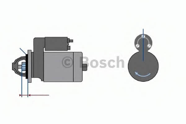 Bosch 9 000 083 056 Starter 9000083056