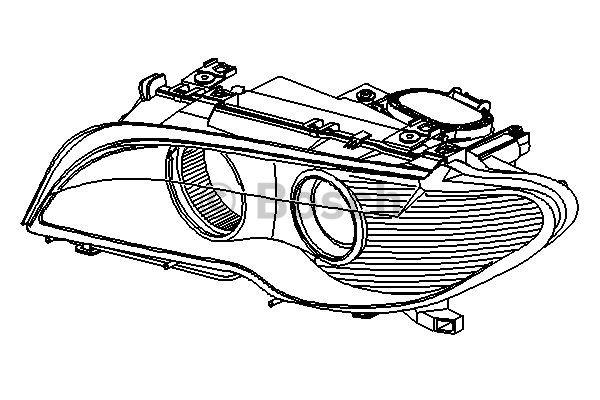 Bosch 0 302 494 006 Headlight right 0302494006