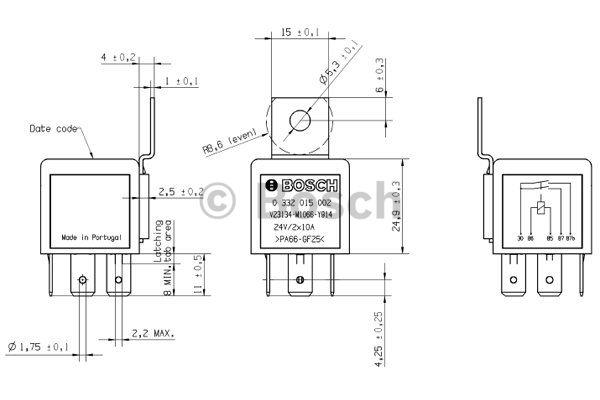 Bosch Relay – price 92 PLN