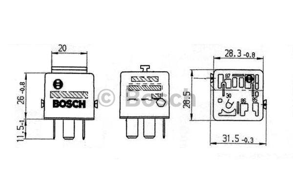 Relay Bosch 0 332 019 456