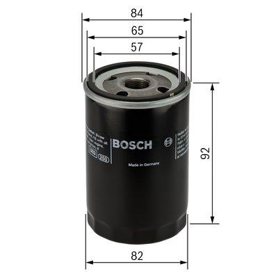 Bosch 0 986 452 027 Oil Filter 0986452027