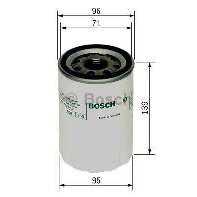 Bosch 0 986 452 046 Oil Filter 0986452046