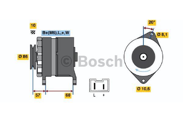 Alternator Bosch 0 986 034 861