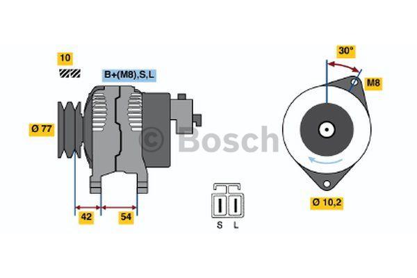 Alternator Bosch 0 986 042 291