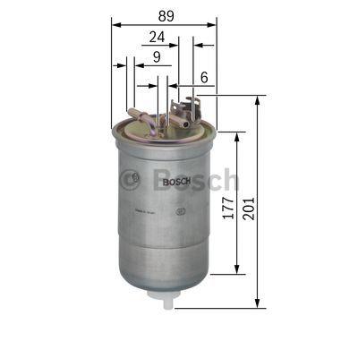 Bosch 0 450 906 281 Fuel filter 0450906281