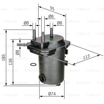 Bosch Fuel filter – price [object Object] PLN