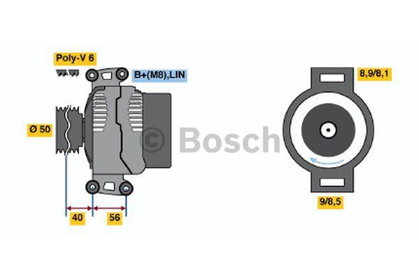 Alternator Bosch 0 986 047 640