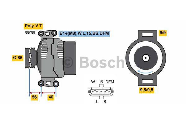 Alternator Bosch 0 986 049 320