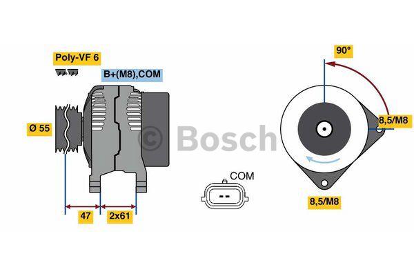 Alternator Bosch 0 986 080 710